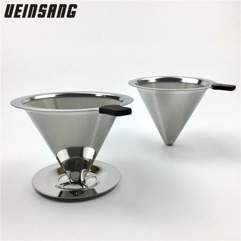 Wiederverwendbarer Kaffeefilterbecher Reusable Coffee Filter Cup Edelstahl